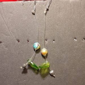 Hand beaded earrings